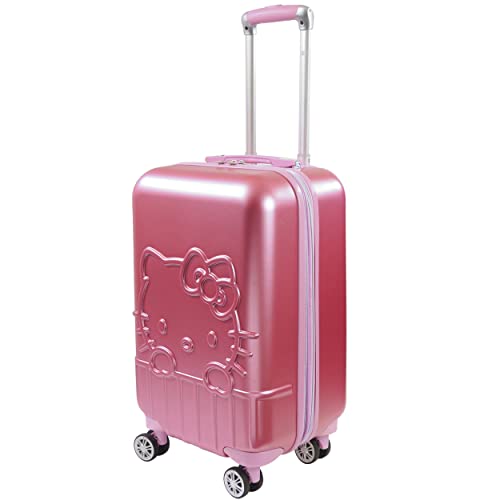 Ful AONELAS Hello Kitty - Valigia rigida con ruote, 53,3 cm, colore: rosa (HKFL0002AZ-650), rosa