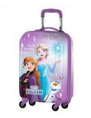 Frozen Valigia Bagaglio A Mano Trolley Bambina 4 Ruote | Valigia per Bambini da Viaggio | Trolley Cabina Rigido per bambini | Gadget Frozen