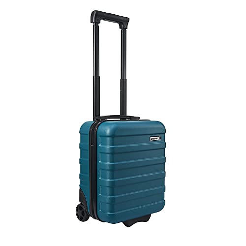 Cabin Max Anodo 24L TwinWheel 40x30x20cm Wizz Air Easyjet Valigia Trolley Cabina Sottosella (Mare infinito, 40 x 30 x 20 2 Ruote)