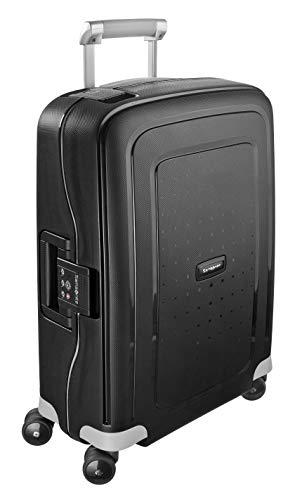 Samsonite S'Cure - Spinner S Valigia a Mano, 55 cm, 34 L, Nero (Black)