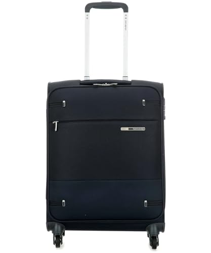 Samsonite Base Boost Spinner S Bagaglio a Mano, Larghezza 40 cm, 55 cm, 39 L, lucchetto tsa, Blu (Navy Blue)