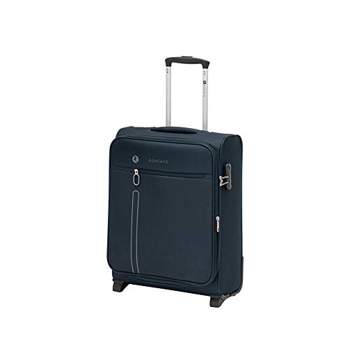 R Roncato Trolley Morbido Bagaglio da Cabina 55cm 2 Ruote Serie One Way Colore Blu Navy