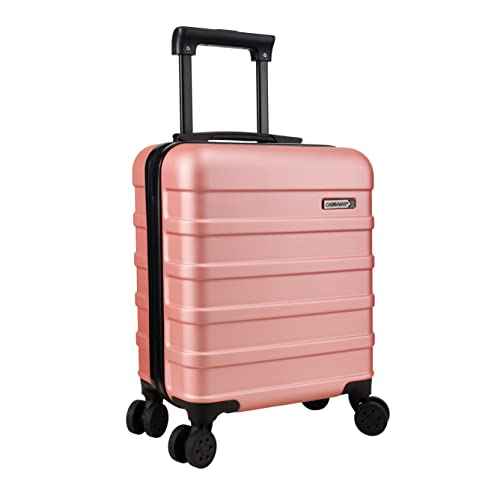 Cabin Max Anode Carry On Valigia 45x36x20cm Leggero Bagaglio a mano adatto per Easyjet Sotto il sedile, Oro rosa, Valigia sottosella