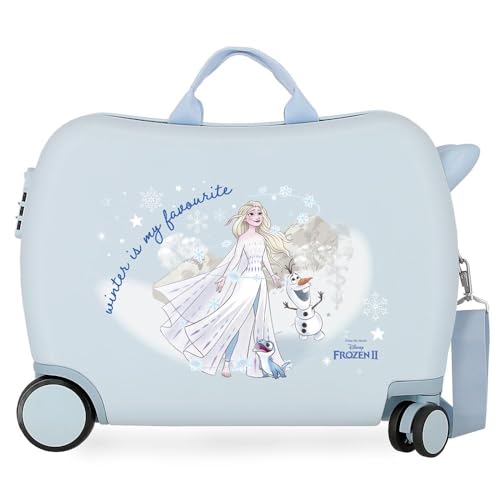 Disney Frozen Adventure Of My Mind - Valigia per bambini, 50 x 38 x 20 cm, rigida ABS, chiusura a combinazione laterale, 38 l, 3 kg, 4 ruote, bagaglio a mano