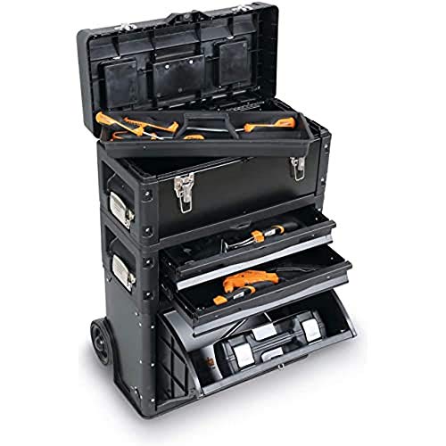 Beta 4300/VIT-20 - Trolley Beta easy a tre moduli sovrapponibili con assortimento di 140 utensili per manutenzione generale