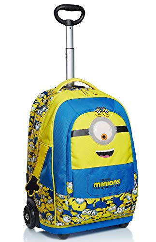 Big Trolley Minions, The Rise of Gru, Giallo e Blu, Spallacci uso Zaino, Scuola e Viaggio