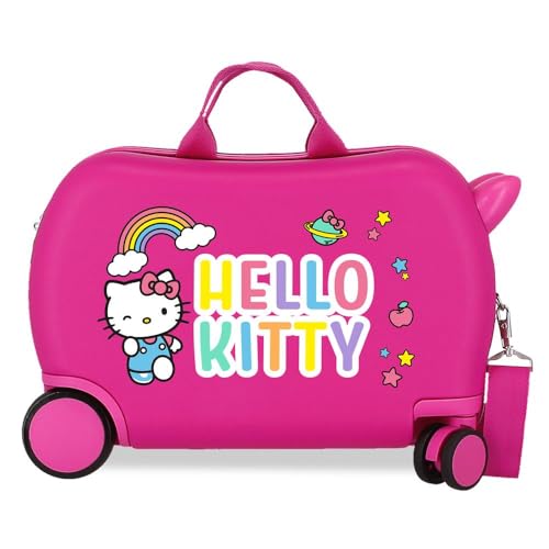 Hello Kitty You Are Carino Valigia per bambini Rosa 45 x 31 x 20 cm Rigida ABS 24,6 L 1,8 kg 4 ruote Bagagli Mano, Rosa, Valigia per bambini