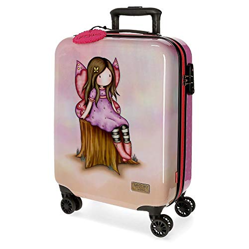 Gorjuss Santoro Wishing and Hoping Trolley cabina Multicolore 37x55x20 cms Rigida ABS Chiusura TSA 33L 2,6Kgs 4 doppie ruote Bagaglio a mano