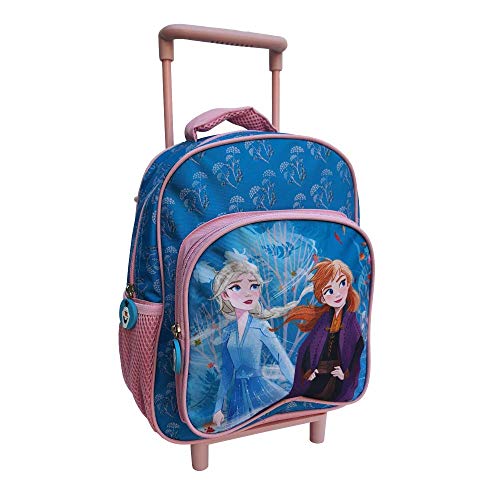 Zaino Asilo Trolley Frozen II Disney Elsa Anna 2 Ruote Manico ALLUNGABILE CM.30 - FZN0617