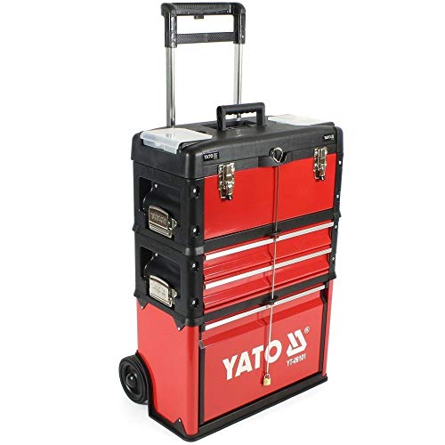 Yato yt-09101 – Scatola di attrezzi carrello compone di 3 parti