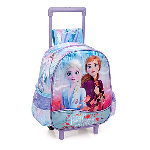 Zaino Asilo con Trolley Frozen II 2 Ruote Manico ALLUNGABILE-51416C