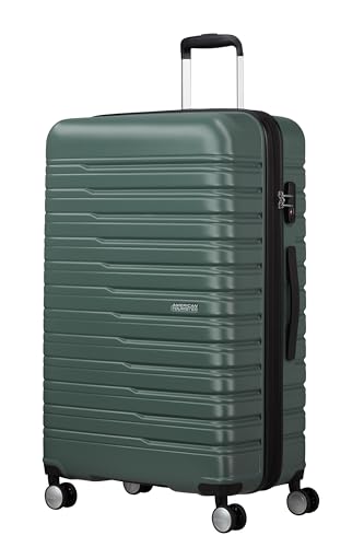 American Tourister Flashline Spinner L, valigetta 78 cm, 100/109 l, verde (Dark Forest), Verde (Dark Forest), Spinner L (78-100/109 L), Valigie & trolley