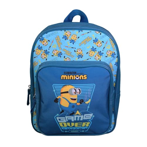 BAGTROTTER Zaino da 31 cm con tasca per asilo nido The Minions Blu