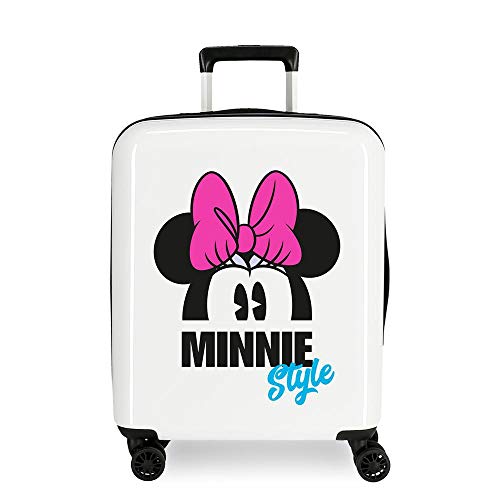 Disney Minnie Style Trolley cabina Multicolore 37x55x20 cms Rigida ABS Chiusura a combinazione numerica 38.4L 2,9Kgs 4 doppie ruote Bagaglio a mano