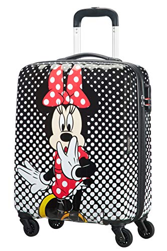 American Tourister Spin.55/20 Alfatwist 2.0, Spinner S Valigia Per Bambini Unisex Adulto, Multicolore (Minnie Mouse Polka Dot), S 55 cm - 36 L