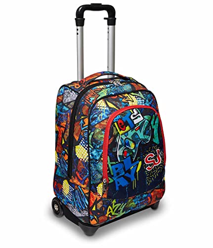 SJ GANG STYLE JAM GANG Trolley Bambini e Ragazzi, Multicolore, 36,5 x 48 x 24 cm